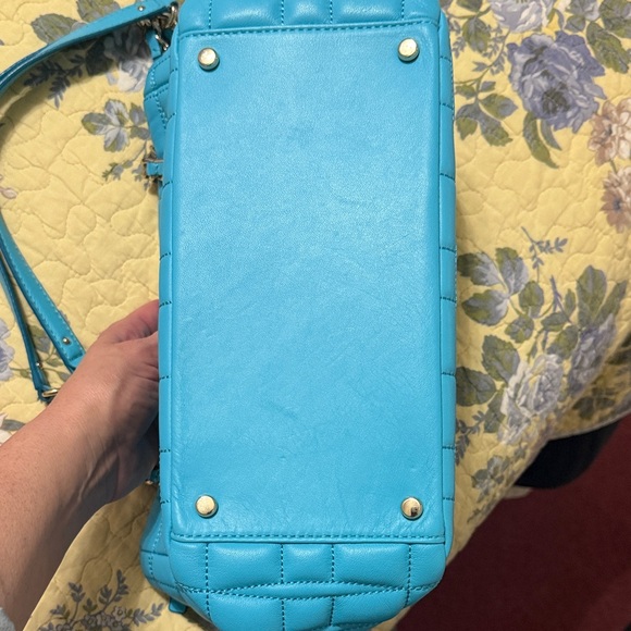 Kate Spade Turquoise Quilted Satchel - Picture 9 of 16